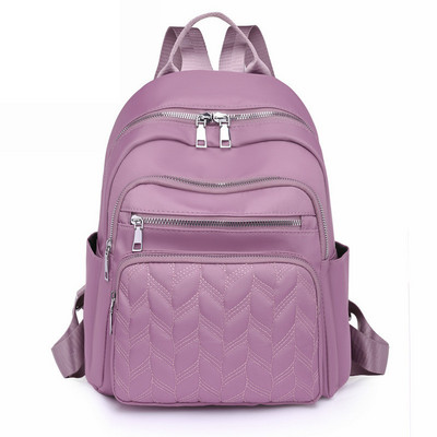 Γυναικεία αδιάβροχη σχολική τσάντα casual Oxford Backpack Γυναικεία γυναικεία τσάντα ταξιδιού SolidColor Πολλαπλές τσέπες Γυναικεία μοχίλα
