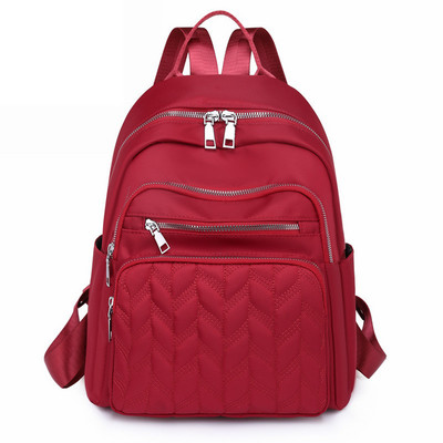 Γυναικεία αδιάβροχη σχολική τσάντα casual Oxford Backpack Γυναικεία γυναικεία τσάντα ταξιδιού SolidColor Πολλαπλές τσέπες Γυναικεία μοχίλα