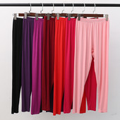 Pantaloni de dormit modali de primăvară, toamnă, pantaloni de pijama pentru femei, pantaloni de acasă, îmbrăcăminte de noapte, haine moale, pantaloni XL-5XL