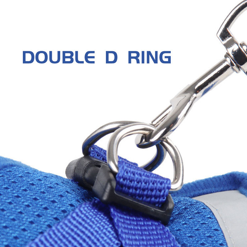 Ανακλαστικό γιλέκο λουριών για σκύλους Αναπνέον λουρί και σετ λουριών Ρυθμιζόμενο λουρί για γάτα Μικρόσωμο λουρί στήθους χωρίς τράβηγμα Τσιουάουα