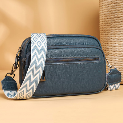 Női válltáska Alkalmi bőr fogantyús táska tömör Crossbody táska állítható vállpántok Több zsebes hordtáska kuplung pénztárca