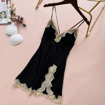 Cămașă de noapte de vară pentru femei Seturi de halate de baie Sexy din dantelă cu ornamente florale Îmbrăcat mireasa rochie de baie M-XL Casual Haine de casă