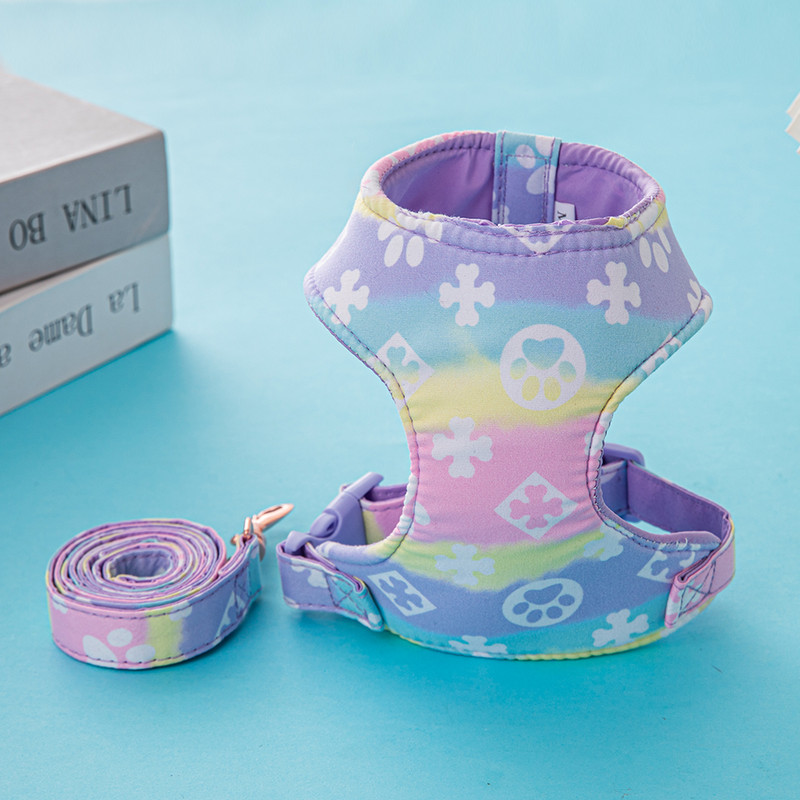 Hot Selling προμήθειες κατοικίδιων ζώων Σετ λουριών και λουριών για σκύλους για υπαίθριο χώρο για περπάτημα αξεσουάρ από βαμβακερό σκύλο Corgi Schnauzer