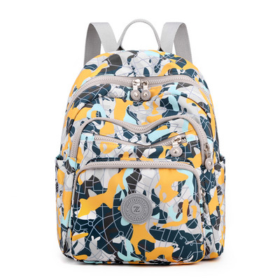 Νέα νάιλον γυναικεία τσάντα πλάτης Casual σχολικές τσάντες για έφηβη Μεγάλη χωρητικότητα Πολυλειτουργικό σακίδιο πλάτης Σχολική τσάντα ώμου