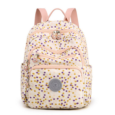 Νέα νάιλον γυναικεία τσάντα πλάτης Casual σχολικές τσάντες για έφηβη Μεγάλη χωρητικότητα Πολυλειτουργικό σακίδιο πλάτης Σχολική τσάντα ώμου