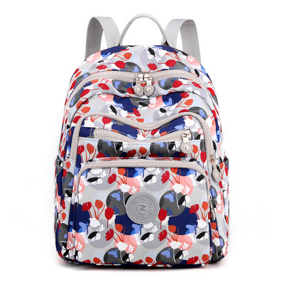 Νέα νάιλον γυναικεία τσάντα πλάτης Casual σχολικές τσάντες για έφηβη Μεγάλη χωρητικότητα Πολυλειτουργικό σακίδιο πλάτης Σχολική τσάντα ώμου