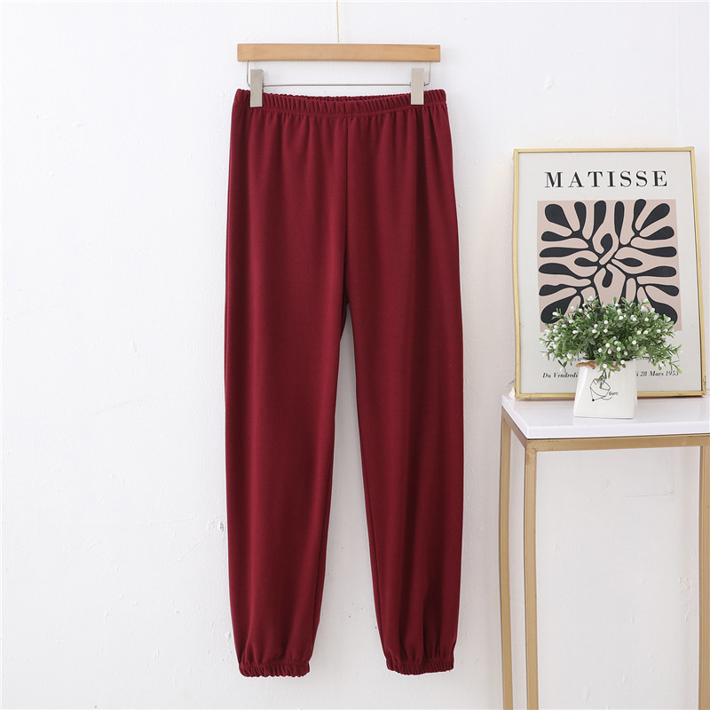 Ocazional, toamnă iarnă, pantaloni subțiri de pijama din catifea, pantaloni termici de damă, lenjerie de dormit largi, îmbrăcăminte de exterior, pantaloni sport de uz casnic