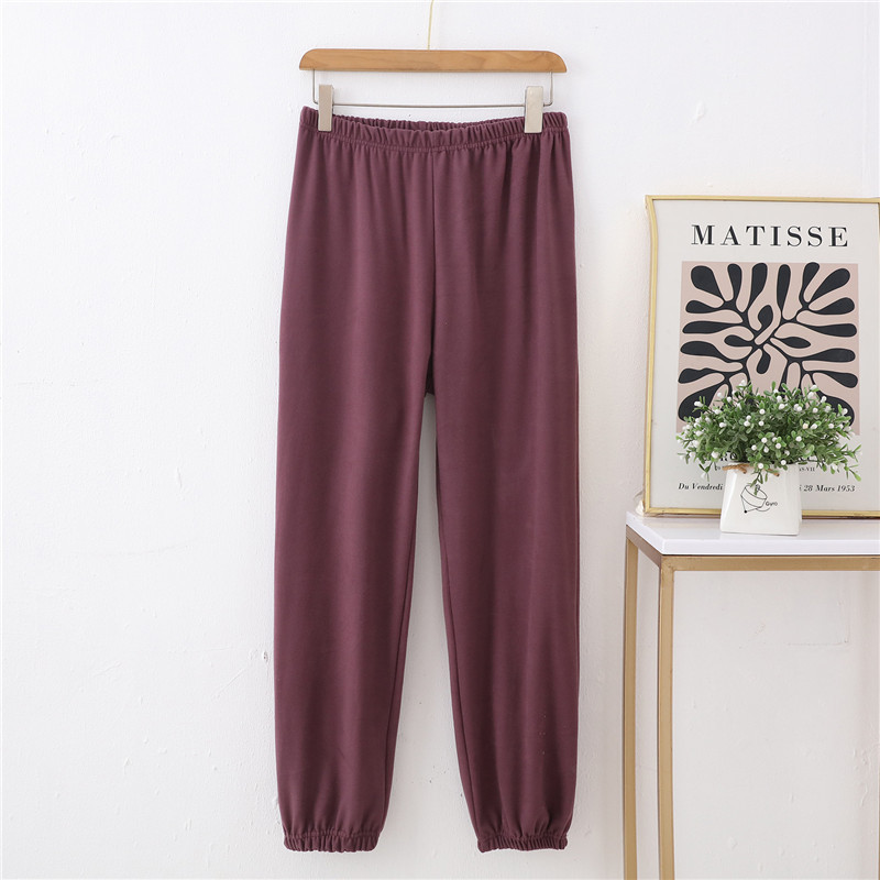 Ocazional, toamnă iarnă, pantaloni subțiri de pijama din catifea, pantaloni termici de damă, lenjerie de dormit largi, îmbrăcăminte de exterior, pantaloni sport de uz casnic
