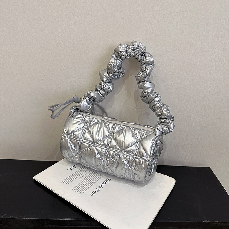 Ženska prošivena torba s naborima Najlonske torbe na rame za žene Ručne torbe Tote Crossbody Messenger torbe Shopper Torbice Clutch 2023