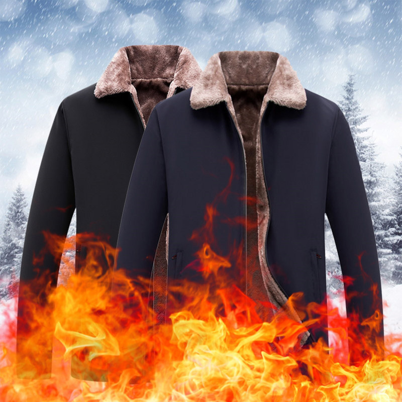 Îmbrăcăminte pentru bărbați Paltoane stilate pentru bărbați Jachetă H cu fantă solidă, iarnă, cu buzunar, mânecă cu fermoar, cu guler lung.