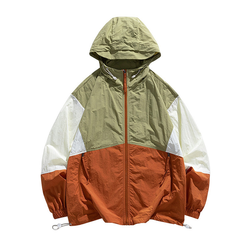 Ανδρικά Ρούχα Βροχή Καλοκαιρινό Αδιάβροχο Ανδρικό Μπουφάν Αντιανεμικό Ανδρικό Αντηλιακό Αθλητικά Φθινοπωρινά Μπουφάν εξωτερικού χώρου Αναπνεύσιμο παλτό
