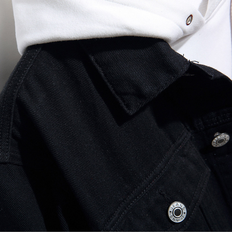 Χειμερινά μπουφάν για άντρες Μεγάλο ψηλό πέτο νεανικό τζιν Extra ανδρικό μπουφάν