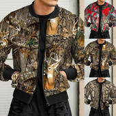 Kaputi Zimski Muški Veličina 3xl Slobodno vrijeme Zima Jesen Muški Sportski Kamuflažni Zatvarač Ulični Lovački Ovratnik Radni Tkani Muški Zimski