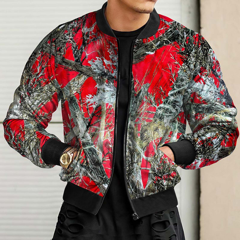 Kaputi Zimski Muški Veličina 3xl Slobodno vrijeme Zima Jesen Muški Sportski Kamuflažni Zatvarač Ulični Lovački Ovratnik Radni Tkani Muški Zimski