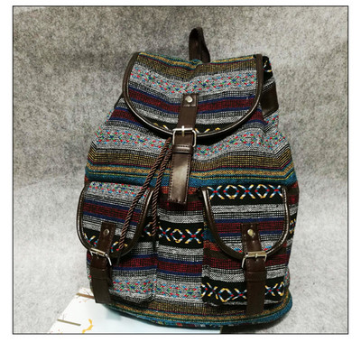 Rucsac tipărit pentru femei Genți de școală din pânză pentru adolescenți Geantă mare de umăr Rucsac de călătorie de weekend Bolsas Mochilas Femininas