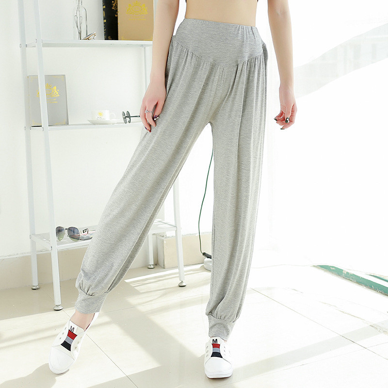 Pantaloni de yoga Fdfklak, lantern modal, haine de acasă, pijamale, pantaloni, pantaloni de flori de morcovi, primăvară, toamnă, lenjerie de dormit, pantaloni pentru femei