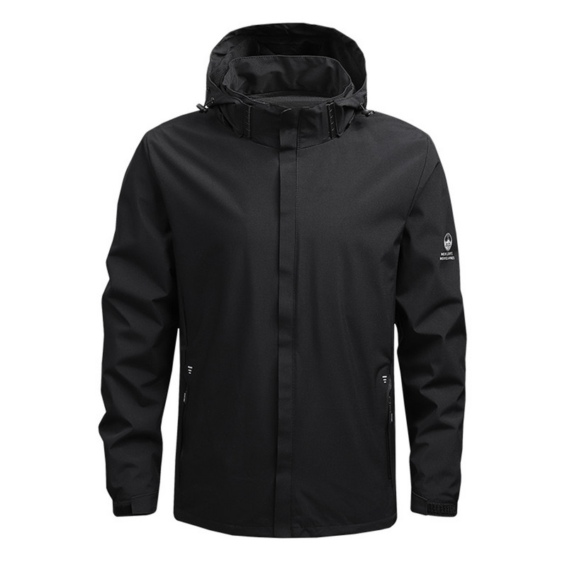 Iarnă exterior pentru bărbați haine de toamnă haine simple sport baseball solid cu fermoar de buzunar glugă bărbați jachete