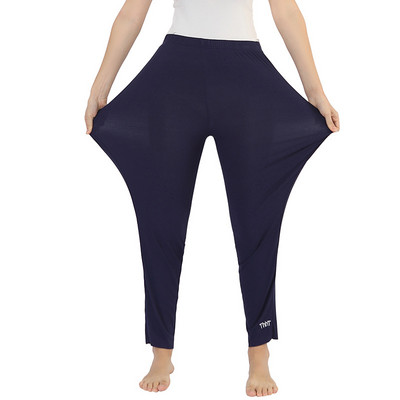 Pantalones De Mujer New Plus Size Modal Βαμβακερό Παντελόνι Πυτζάμα Για Γυναικεία Φθινοπωρινά Χειμερινά Παντελόνια Αρχική штаны в клетку 2XL-7XL