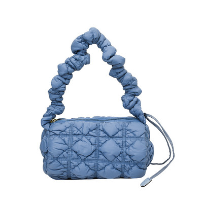 Τσάντα ρυτίδων για γυναίκες Τσάντες ώμου Cloud Τσάντες χιαστί με επένδυση Πλισέ τσάντες χιαστί καπιτονέ Τσάντες χειρός Κυλινδρικές τσάντες μασχάλης 2023 주름가방