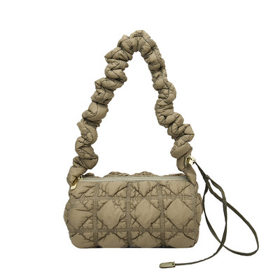 Τσάντα ρυτίδων για γυναίκες Τσάντες ώμου Cloud Τσάντες χιαστί με επένδυση Πλισέ τσάντες χιαστί καπιτονέ Τσάντες χειρός Κυλινδρικές τσάντες μασχάλης 2023 주름가방