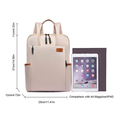 Γυναικείο Σακίδιο Laptop Φοιτητική Σχολική Τσάντα Μόδα Επαγγελματικό Σακίδιο Αδιάβροχο College Σακίδιο πλάτης Casual Travel Σακίδιο πλάτης Mochila