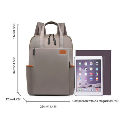 Γυναικείο Σακίδιο Laptop Φοιτητική Σχολική Τσάντα Μόδα Επαγγελματικό Σακίδιο Αδιάβροχο College Σακίδιο πλάτης Casual Travel Σακίδιο πλάτης Mochila