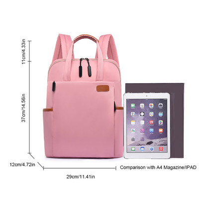 Γυναικείο Σακίδιο Laptop Φοιτητική Σχολική Τσάντα Μόδα Επαγγελματικό Σακίδιο Αδιάβροχο College Σακίδιο πλάτης Casual Travel Σακίδιο πλάτης Mochila