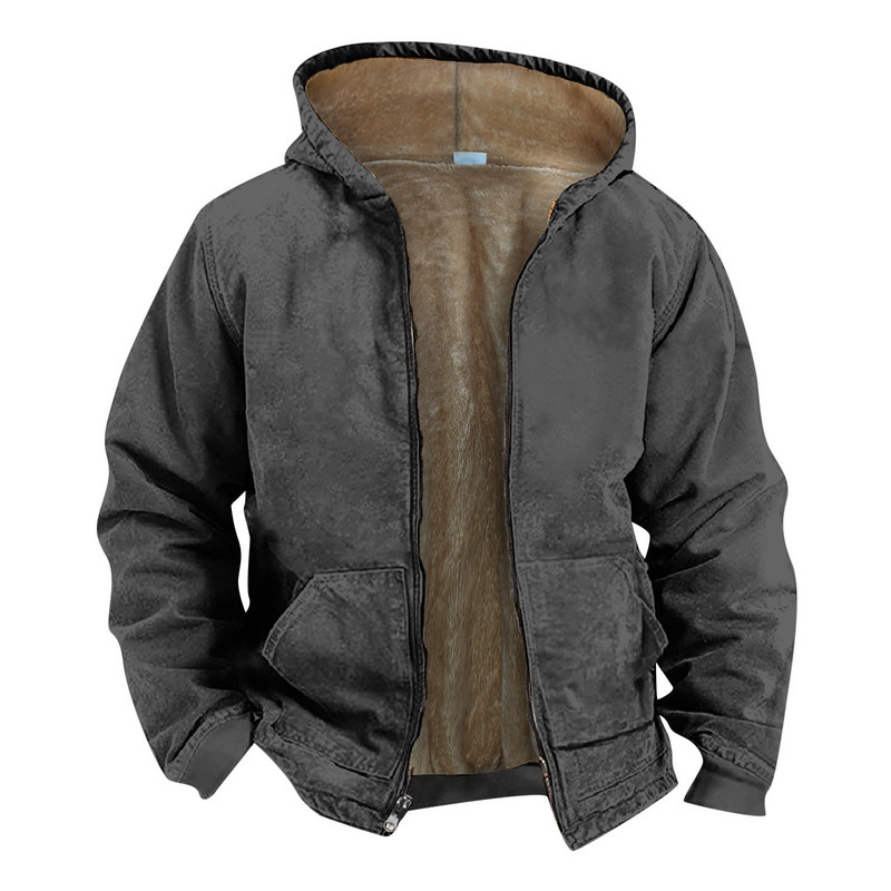 Χειμερινά Μπουφάν Ανδρικά Χρώμα Απλά Ανδρικά Ρούχα Βελούδινο Καλοκαιρινό Μπουφάν Χοντρό Φθινόπωρο Μασίφ Χειμώνας σε Μπουφάν Ανδρικά Casual