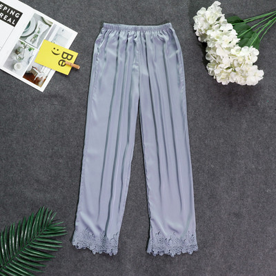 Fdfklak Άνοιξη Καλοκαίρι Νέο Μεταξωτό Παντελόνι Γυναικείο Παντελόνι Πυτζάμες Ρούχα ύπνου M-XXL Plus Size Bottoms Νυχτερινά ρούχα