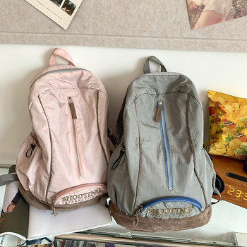 Nylon Handbags Casual Vintage Σχολική Τσάντα Ρυθμιζόμενο λουράκι Μαθητικό σακίδιο πλάτης Μόδα σακίδιο πλάτης για Γυναικεία Ταξιδιωτική Σχολική Τσάντα Shopper