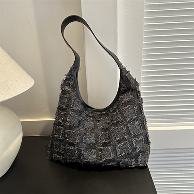 Τσάντες φθινοπώρου Winter Totes για γυναίκες Shopper κορίτσια Τσάντες χειρός Φερμουάρ Eco Περιβαλλοντικές τσάντες ώμου Patchwork Μεγάλης Χωρητικότητας