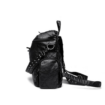 Νέο γυναικείο σακίδιο πλάτης 2023 Μόδα τσάντα ταξιδιού Απλή τσάντα πολλαπλών χρήσεων Υψηλής ποιότητας Cool girls Satchel Pu Δερμάτινες τσάντες ώμου