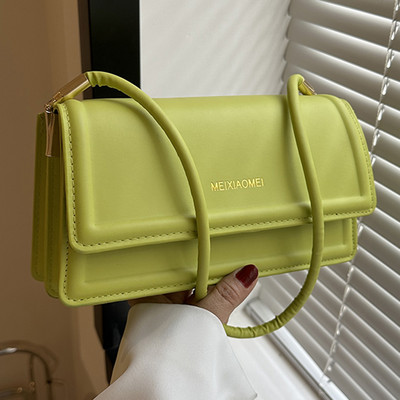 Geantă de umăr pentru femei Geantă de umăr din compozit de culoare solidă Cataramă de aspirație Capacitate mare Durabilă Rezistent la zgârieturi Doamnă Agrement zilnic