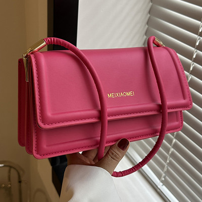 Geantă de umăr pentru femei Geantă de umăr din compozit de culoare solidă Cataramă de aspirație Capacitate mare Durabilă Rezistent la zgârieturi Doamnă Agrement zilnic