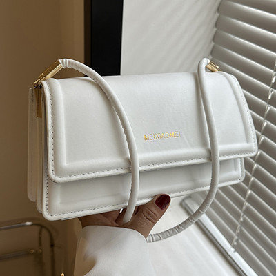 Geantă de umăr pentru femei Geantă de umăr din compozit de culoare solidă Cataramă de aspirație Capacitate mare Durabilă Rezistent la zgârieturi Doamnă Agrement zilnic