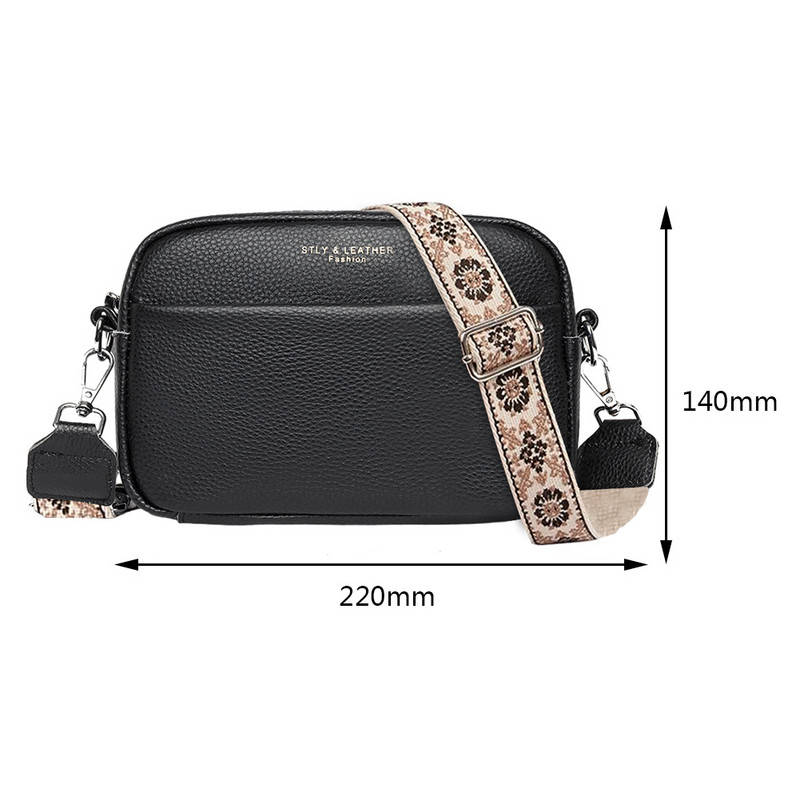 Kvaliteetne naiste Crossbody õlakotid 2023 Luksuslik ühevärviline käekott Naistele Messenger Tote Sac