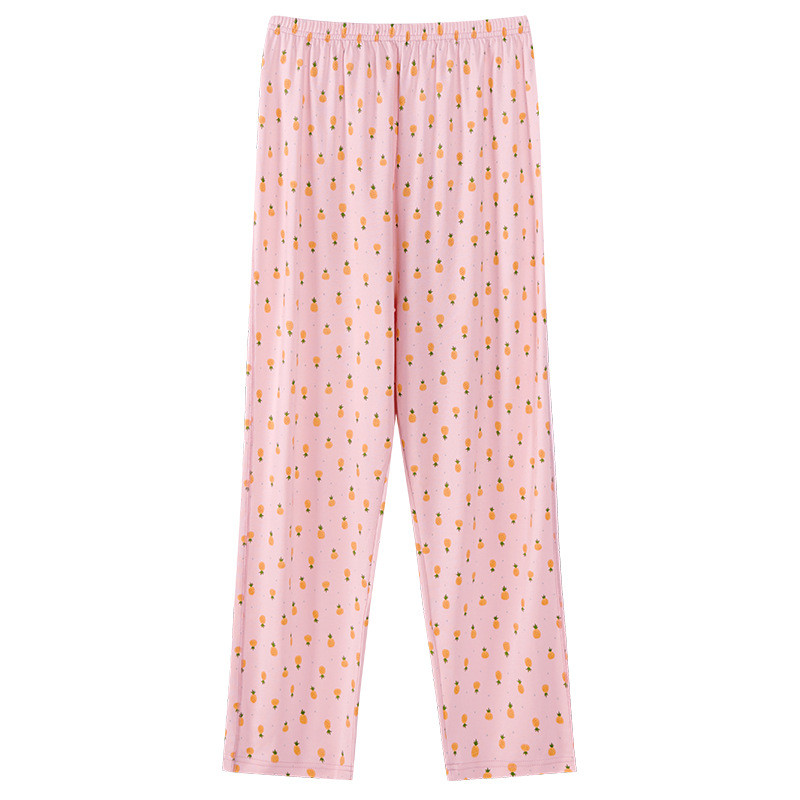 Fdfklak Nové Pantalones De Mujer Bavlnené ležérne pyžamové nohavice s potlačou Jarné jesenné domáce oblečenie Voľné dámske pyžamové nohavice