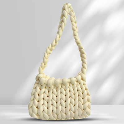 Γυναικεία τσάντα ώμου Ανοιχτή πλέξη Casual τσάντα χιαστί Μαλακή τσάντα αγορών Τσάντα πλεγμένη DIY για ραντεβού για έξοδο Clutch Τσάντα