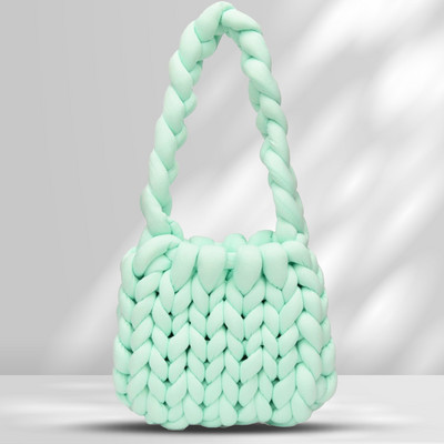 Γυναικεία τσάντα ώμου Ανοιχτή πλέξη Casual τσάντα χιαστί Μαλακή τσάντα αγορών Τσάντα πλεγμένη DIY για ραντεβού για έξοδο Clutch Τσάντα