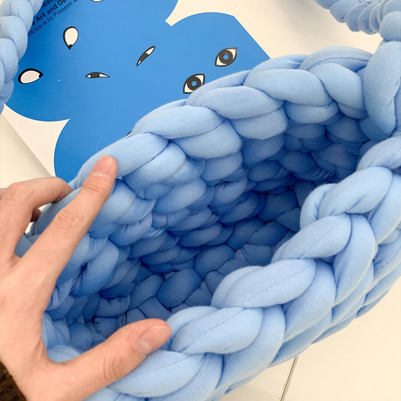 Γυναικεία τσάντα ώμου Ανοιχτή πλέξη Casual τσάντα χιαστί Μαλακή τσάντα αγορών Τσάντα πλεγμένη DIY για ραντεβού για έξοδο Clutch Τσάντα