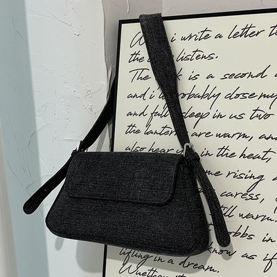 Γυναικείες τσάντες ρετρό υψηλής ποιότητας Τζιν ώμου Τσάντα μασχάλης Εκλεκτές φθινοπωρινές σχεδιαστές Νέα ιδιοσυγκρασία τσαντάκια μόδας