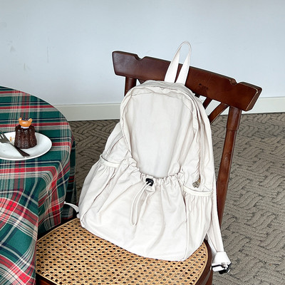 Kpop Drawsing σακίδια για γυναίκες Casual Soft Nylon Γυναικείο σακίδιο πλάτης Φωτεινές μαθητικές τσάντες μεγάλης χωρητικότητας Travel Sac Daypack bag bag