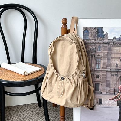 Kpop Drawsing σακίδια για γυναίκες Casual Soft Nylon Γυναικείο σακίδιο πλάτης Φωτεινές μαθητικές τσάντες μεγάλης χωρητικότητας Travel Sac Daypack bag bag