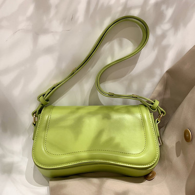 Γυναικεία δερμάτινη τσάντα Ευέλικτη δερμάτινη τσάντα τσάντα casual trendy χιαστί τσάντα με πτερύγιο κοριτσίστικο τσαντάκι