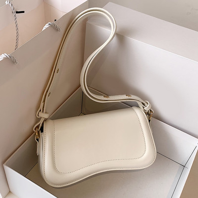 Γυναικεία δερμάτινη τσάντα Ευέλικτη δερμάτινη τσάντα τσάντα casual trendy χιαστί τσάντα με πτερύγιο κοριτσίστικο τσαντάκι