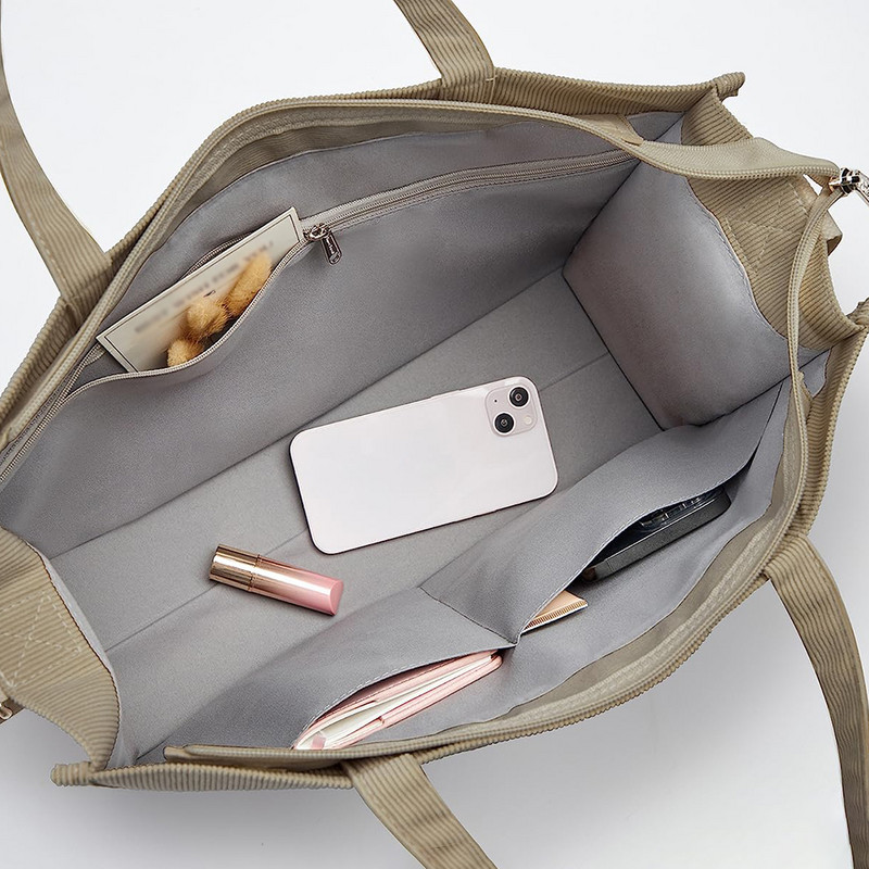 Geantă de mână retro pentru femei, cu fermoar, din velur, geantă de umăr vintage de capacitate mare, cu curea reglabilă, geantă de călătorie moale