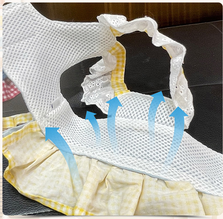 Σετ λουριών και λουριών για κουκλά για κουτάβι ροζ κίτρινο με τζιν φούστα Φορέματα για κατοικίδια γιακά Chihuahua XS XL Chihuahua Pug