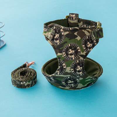 Αξεσουάρ Disney Dog Ρυθμιζόμενο σετ λουριών και λουριών σκύλου Βαμβακερό άνετο λουρί για περπάτημα εξωτερικού χώρου Περιλαίμια για κατοικίδια