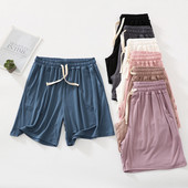 Ежедневни пижами Къси панталони New Modal Comfortable Sleepwear Pant Thin Cool Summer Home Wear Къси панталони за жени Pantalones De Mujer