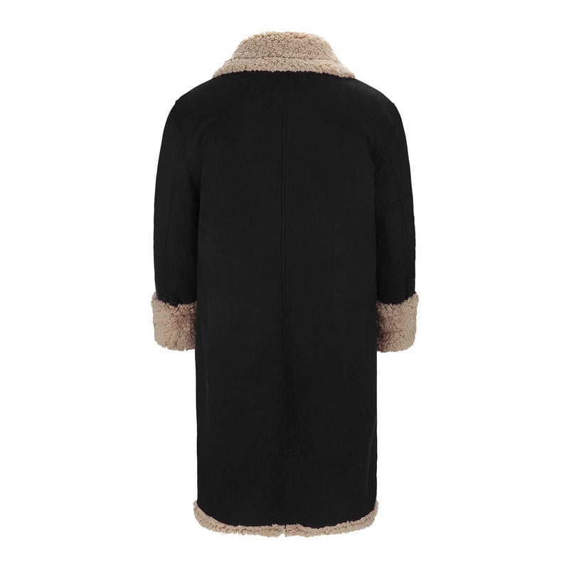 Férfi bőrkabát Vintage vastag kabát Utcai divatos bőrdzsekik férfi bő motoros ruházat hosszú pu bőrkabát